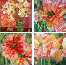 Wild Poppies - Lilli Rock Coaster Set