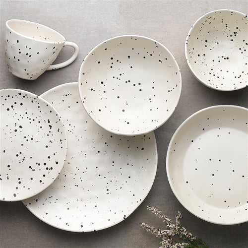 Speckle Polka Dinner Plate