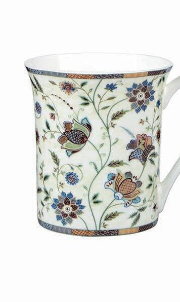 Queens Indian Silk Royale Mugs Asst