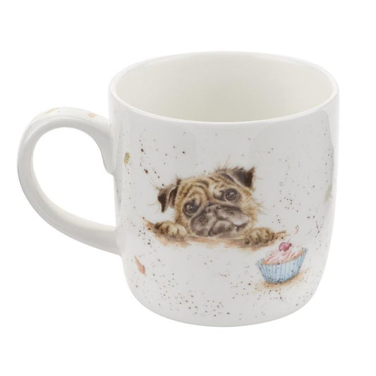Royal Worcester Wrendale Pug Love Mug
