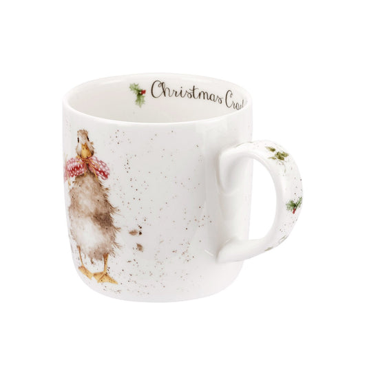 Royal Worcester Wrendale Christmas Cracker Duck Mug