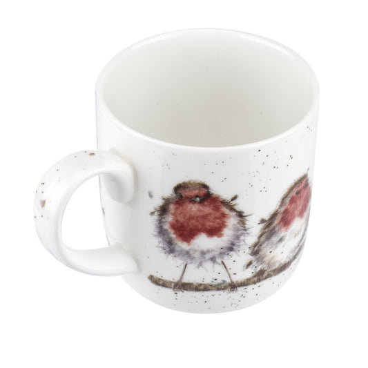 Royal Worcester Wrendale Rockin Robins Mug