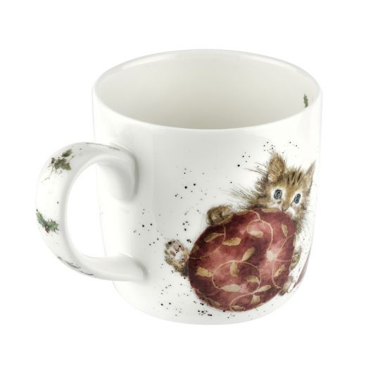 Royal Worcester Wrendale Kitten Purrfect Christmas Mug