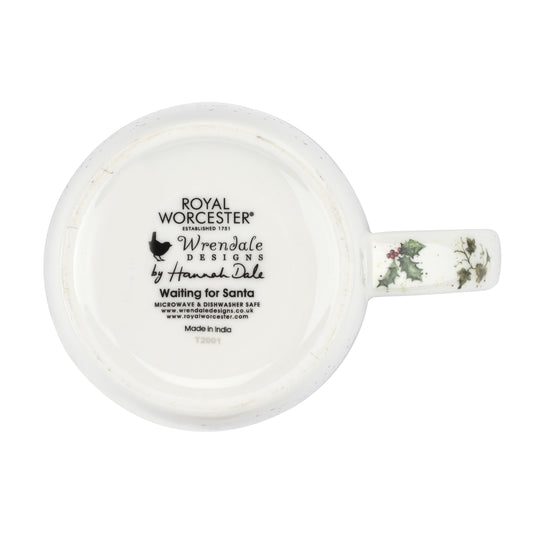 Royal Worcester Wrendale Puppies Waiting For Santa Mug