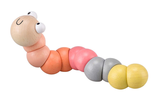 Calm & Breezy Wooden Jointed Worm