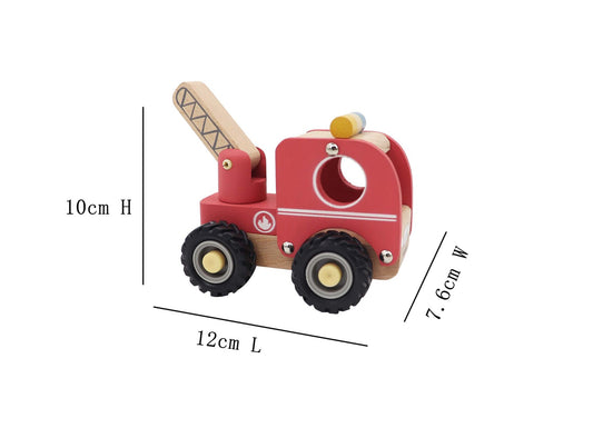 Calm & Breezy Fire Engine with Rubber Wheels
