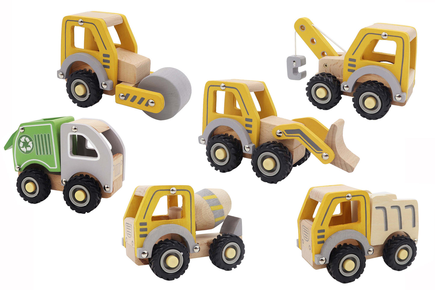 Calm & Breezy Bulldozer with Rubber Wheels