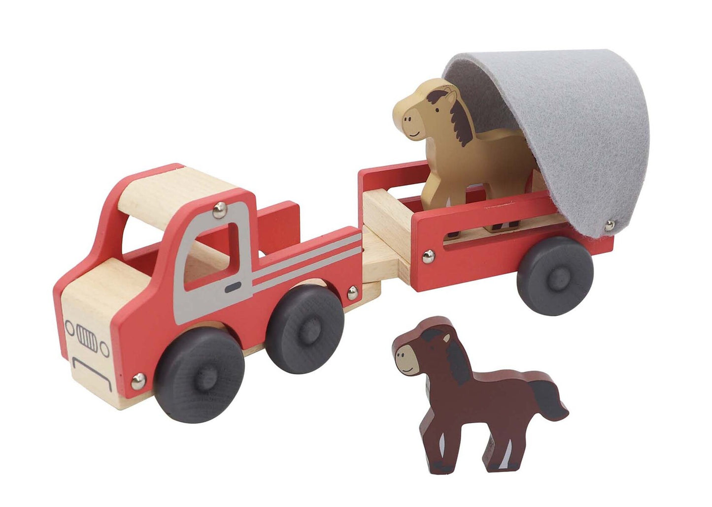 Wooden Truck w/Horse Float