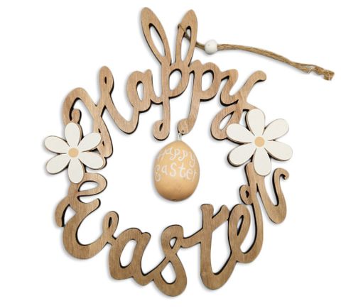 Happy Easter Sign w/Egg