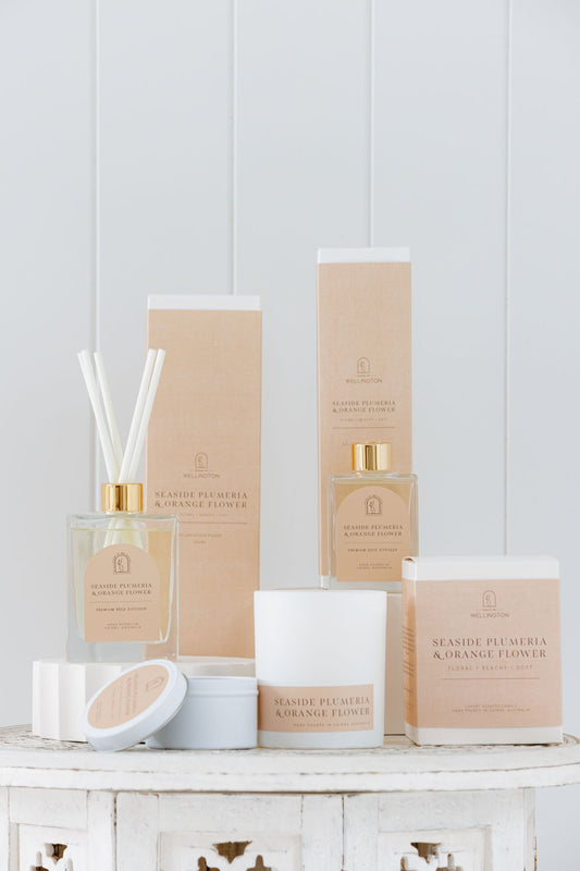 Seaside Plumeria & Orange Flower