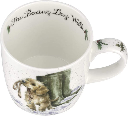 Royal Worcester Wrendale Boxing Day Walk Mug