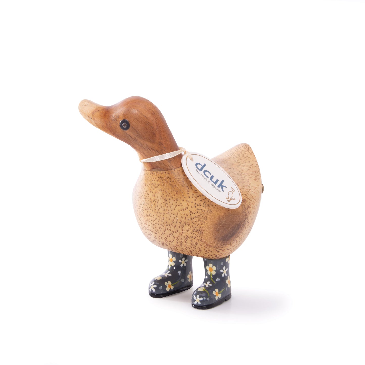 DCUK Natural Welly Ducky Flowers