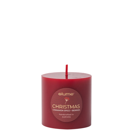 Christmas Cinnamon Pillar Candle