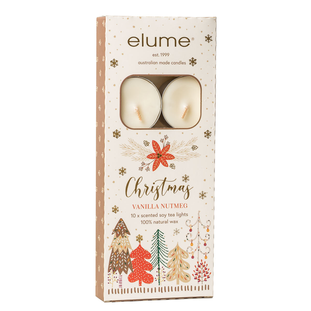 Christmas Vanilla Nutmeg Tealights A.W. Smith & Sons Gift & Homewares