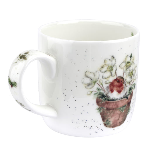 Royal Worcester Wrendale Seasons Tweetings Robin Mug