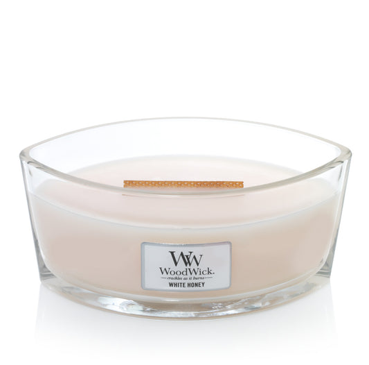 White Honey Ellipse Candle
