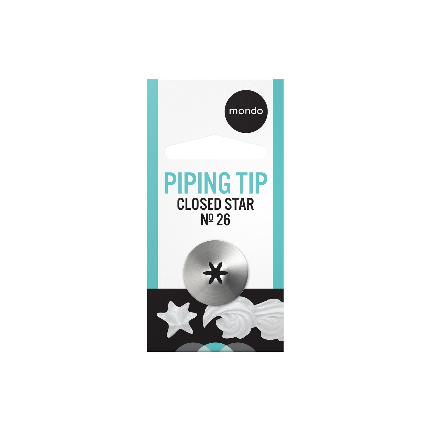 Mondo Closed Star Piping Tip #26