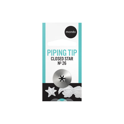 Mondo Closed Star Piping Tip #26