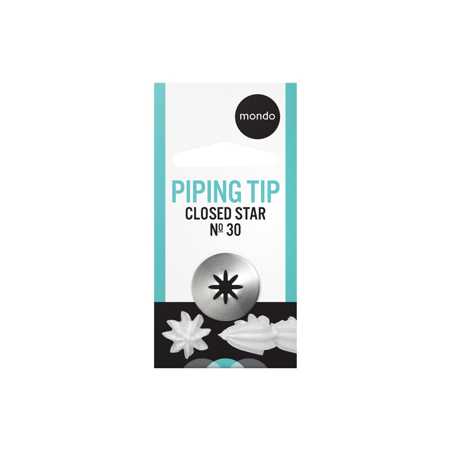 Mondo Closed Star Piping Tip #30