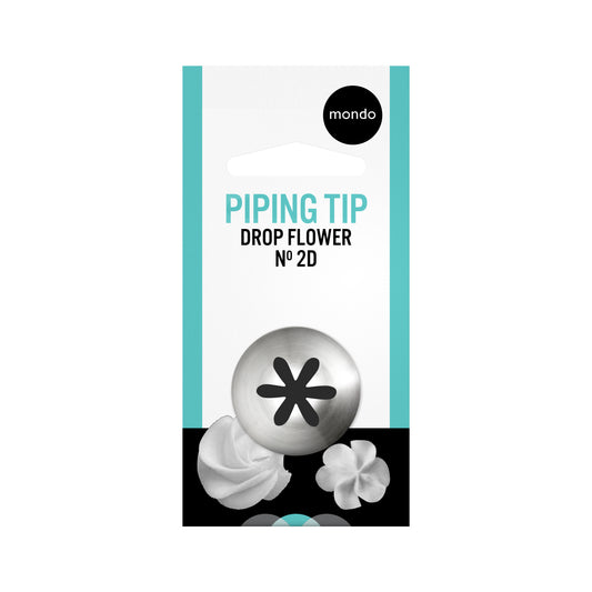 Mondo Drop Flower Piping Tip #2D