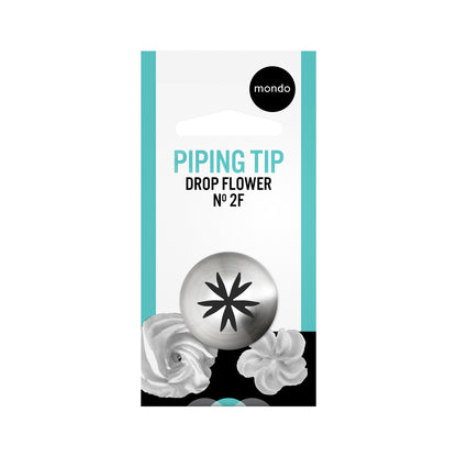 Mondo Drop Flower Piping Tip #2F