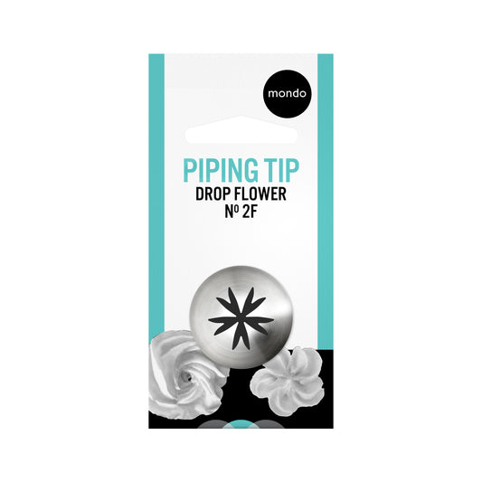 Mondo Drop Flower Piping Tip #2F