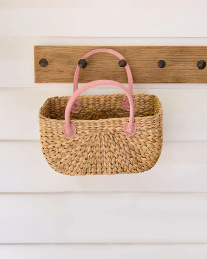 Harvest Basket with Rosie Suede Handle