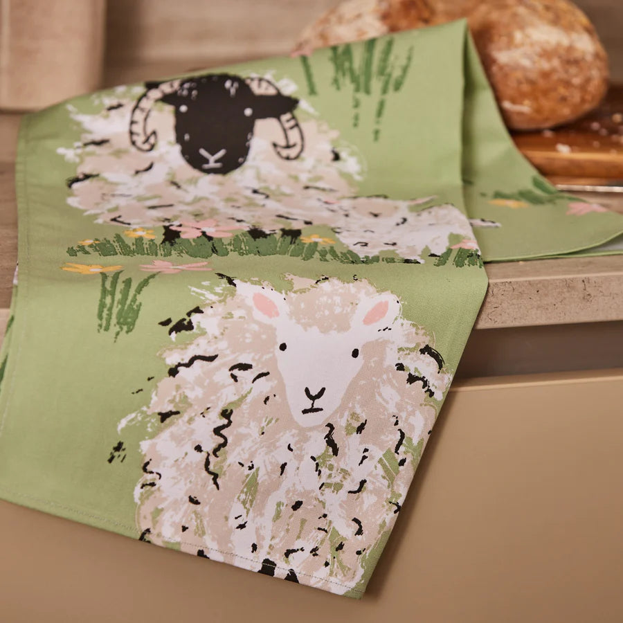 Woolly Sheep Tea Towel