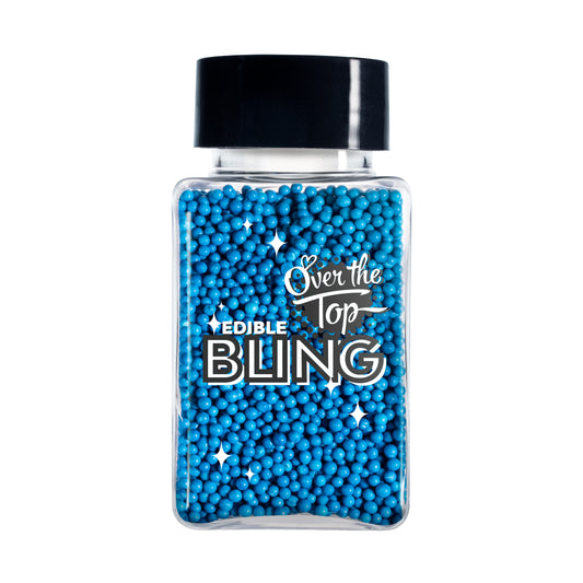 Over The Top Non Pareils Sprinkles - Blue 60g
