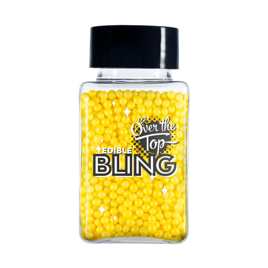 Over The Top Non Pareils Sprinkles - Yellow 60g