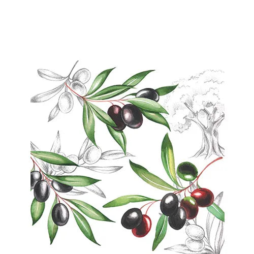 Cocktail Napkin Olives