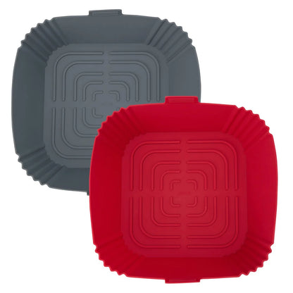 Avanti Air Fryer Silicone Insert Large Square Set 2