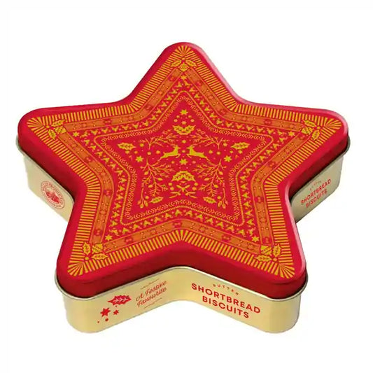 VPC Luxury Festive - Star Shortbread Tin 180g