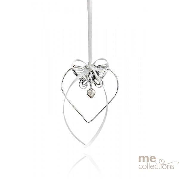 Silver Hear Butterfly & Pendant