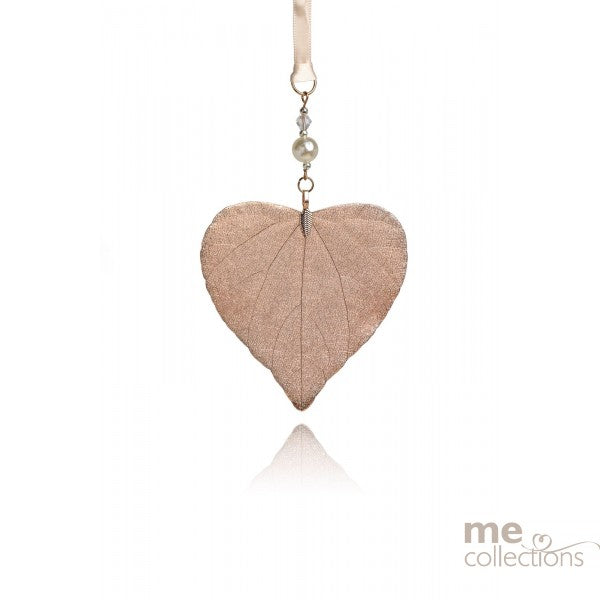 Leaf Heart Shape | Rose Gold