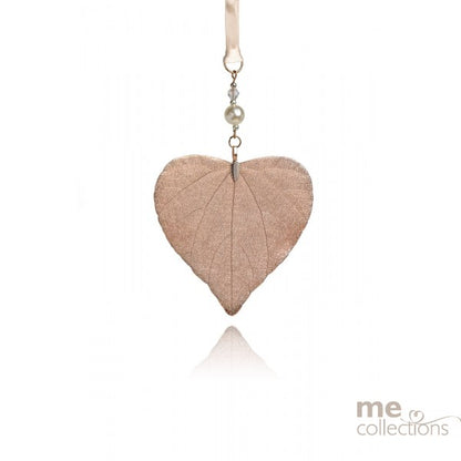 Leaf Heart Shape | Rose Gold