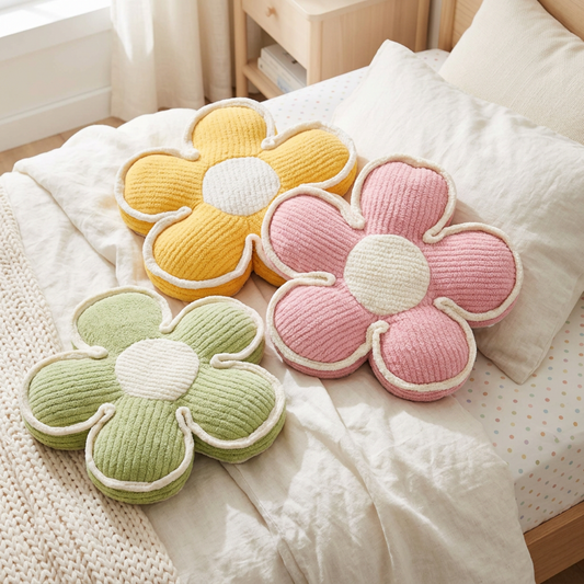 Flower Cushion | Green