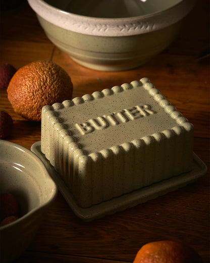 Butter Dish Large | Peppercorn - Kitchen Life