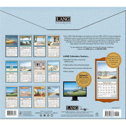 Seaside 2025 Wall Calendar