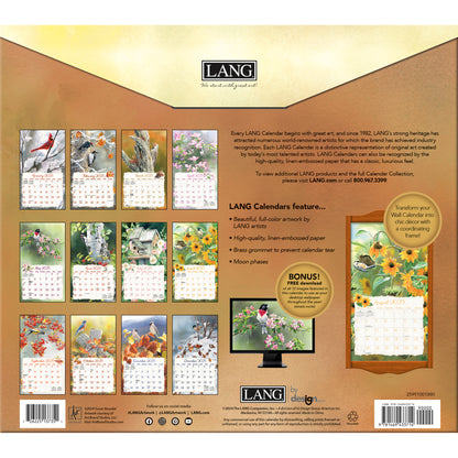 Songbirds 2025 Wall Calendar