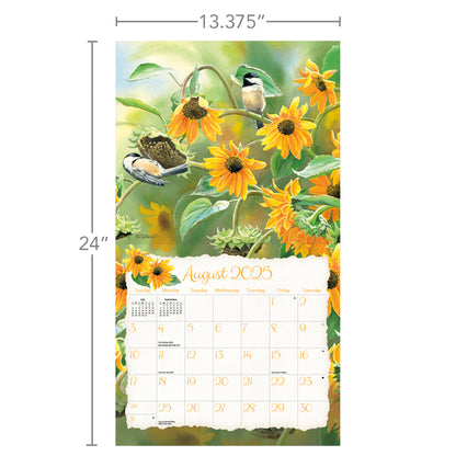 Songbirds 2025 Wall Calendar