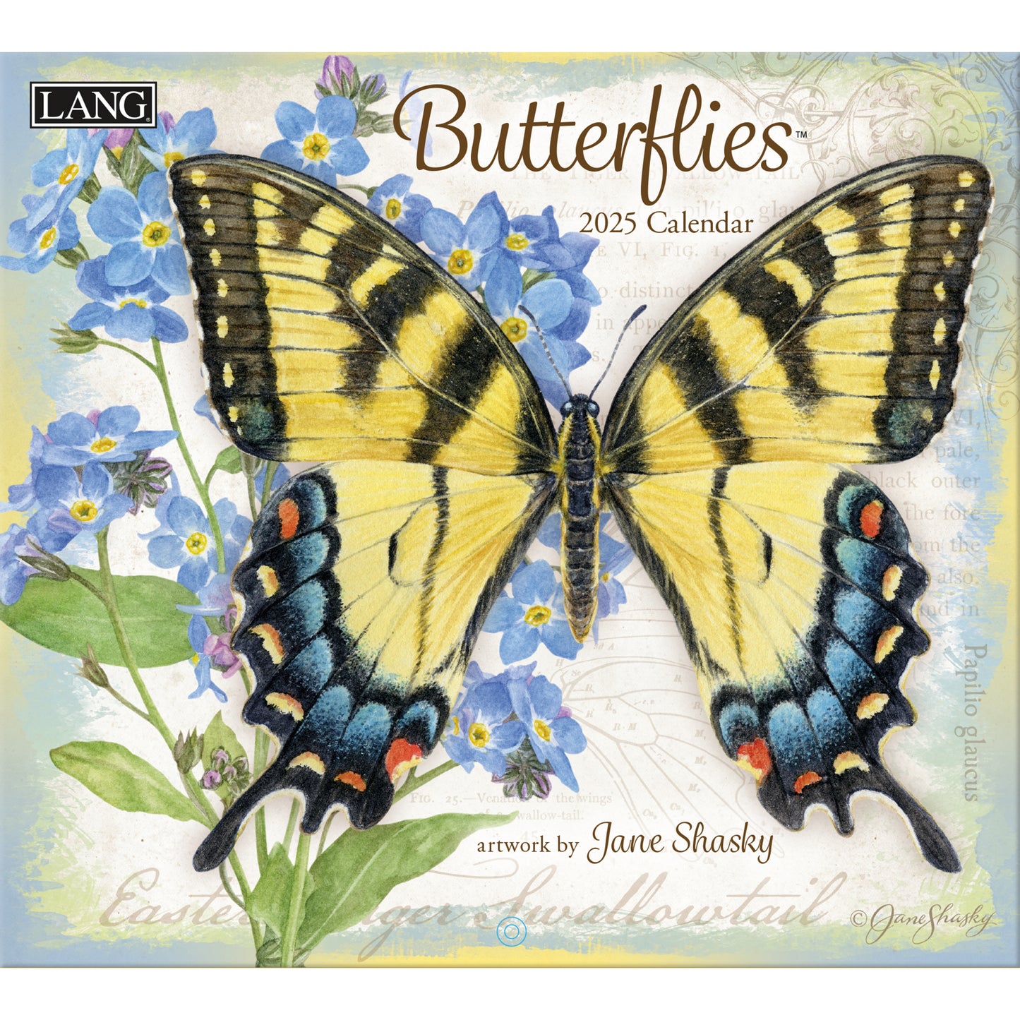 Butterflies 2025 Wall Calendar