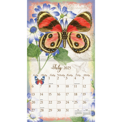 Butterflies 2025 Wall Calendar