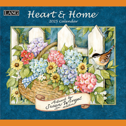Heart and Home 2025 Wall Calendar