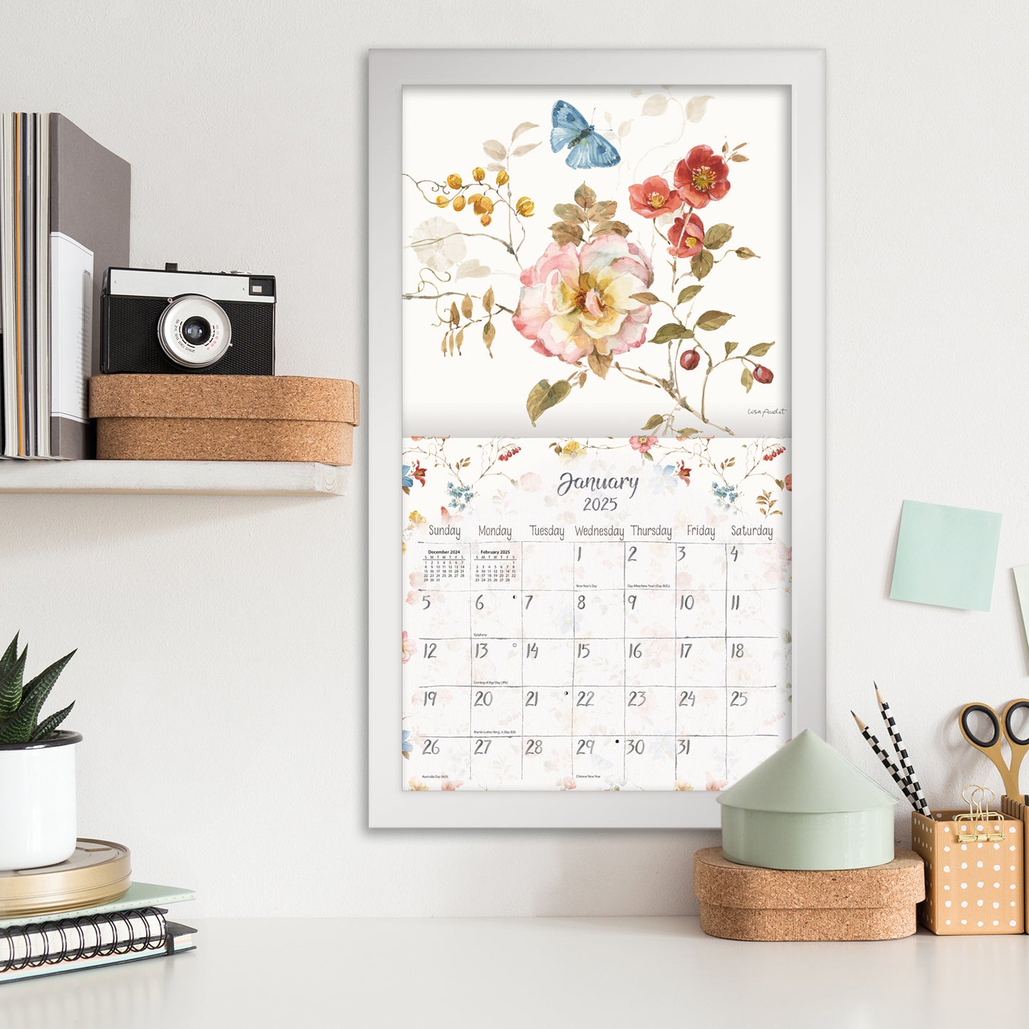 Watercolour Seasons 2025 Wall Calendar