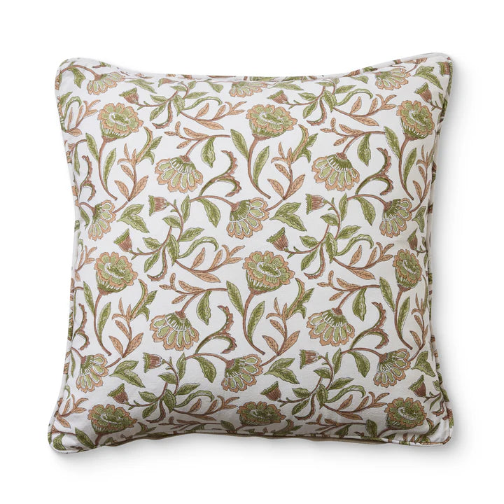 Summer Garden Cushion | Pink/Green