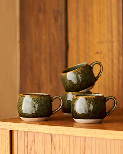 Mineral Mug Serpentine 4pk