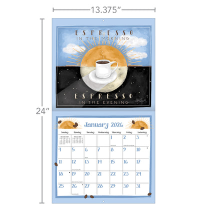 Coffee 2026 Wall Calendar