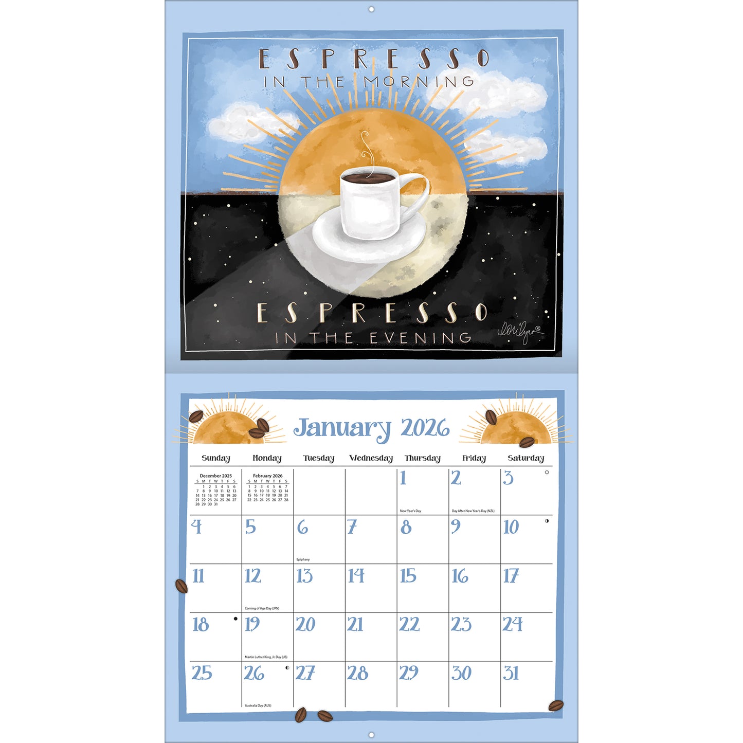 Coffee 2026 Wall Calendar