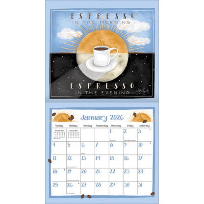 Coffee 2026 Wall Calendar